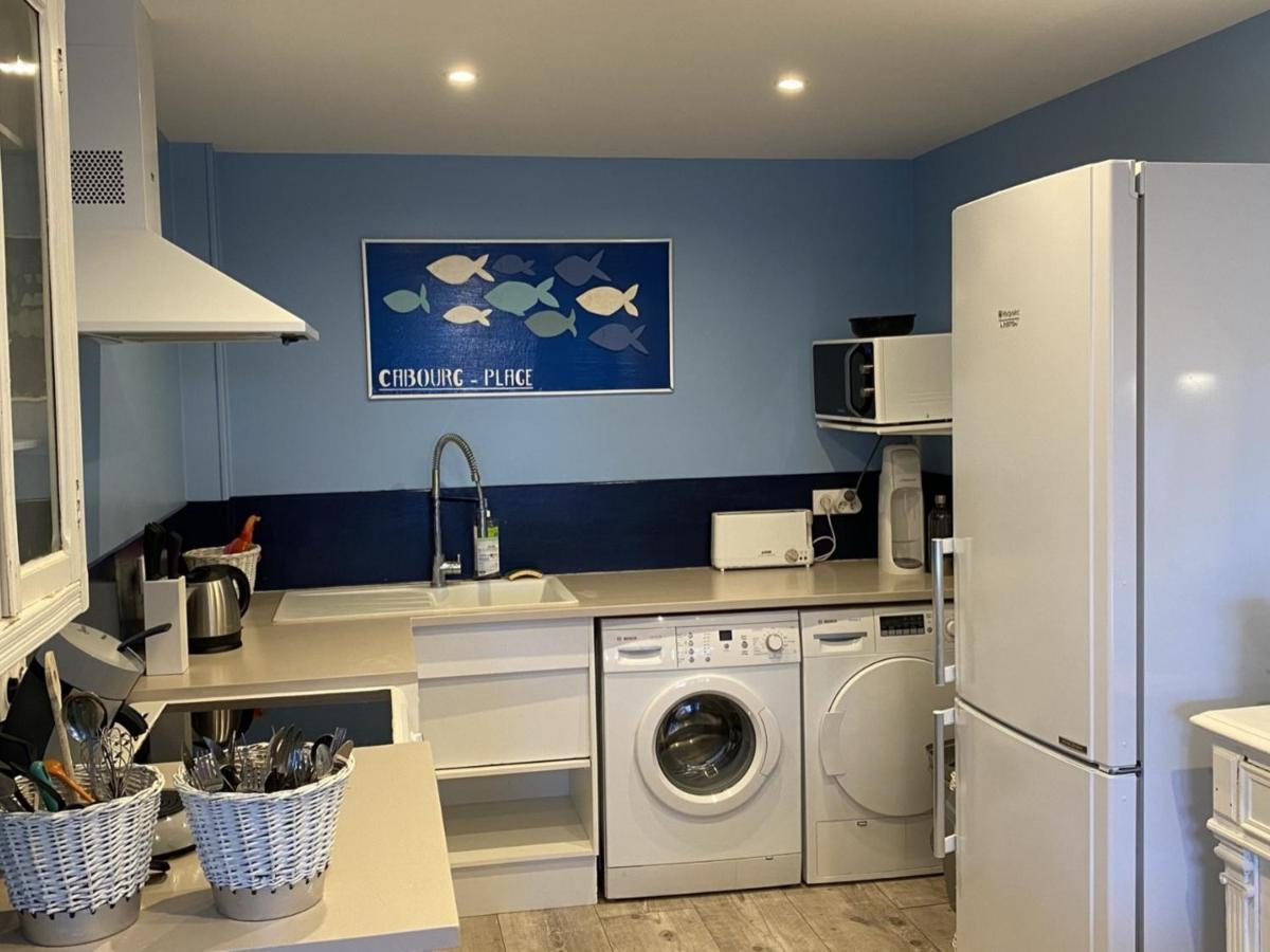 Grand Duplex En Front De Mer Avec 3 Chambres, Animaux Acceptes, Equipements Complets, Cabourg - Fr-1-487-321 Bagian luar foto